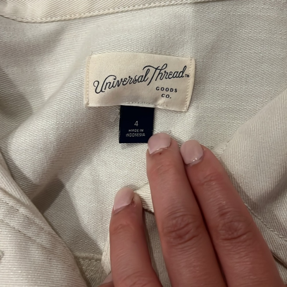 Universal Thread Cream Jumpsuit - image 3